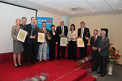 Oktober 2010 – Dr. Dieter Schmidt – Geschäftsführer  der EMS Straufhain GmbH  erhält den BMVW-Mittelstandspreis